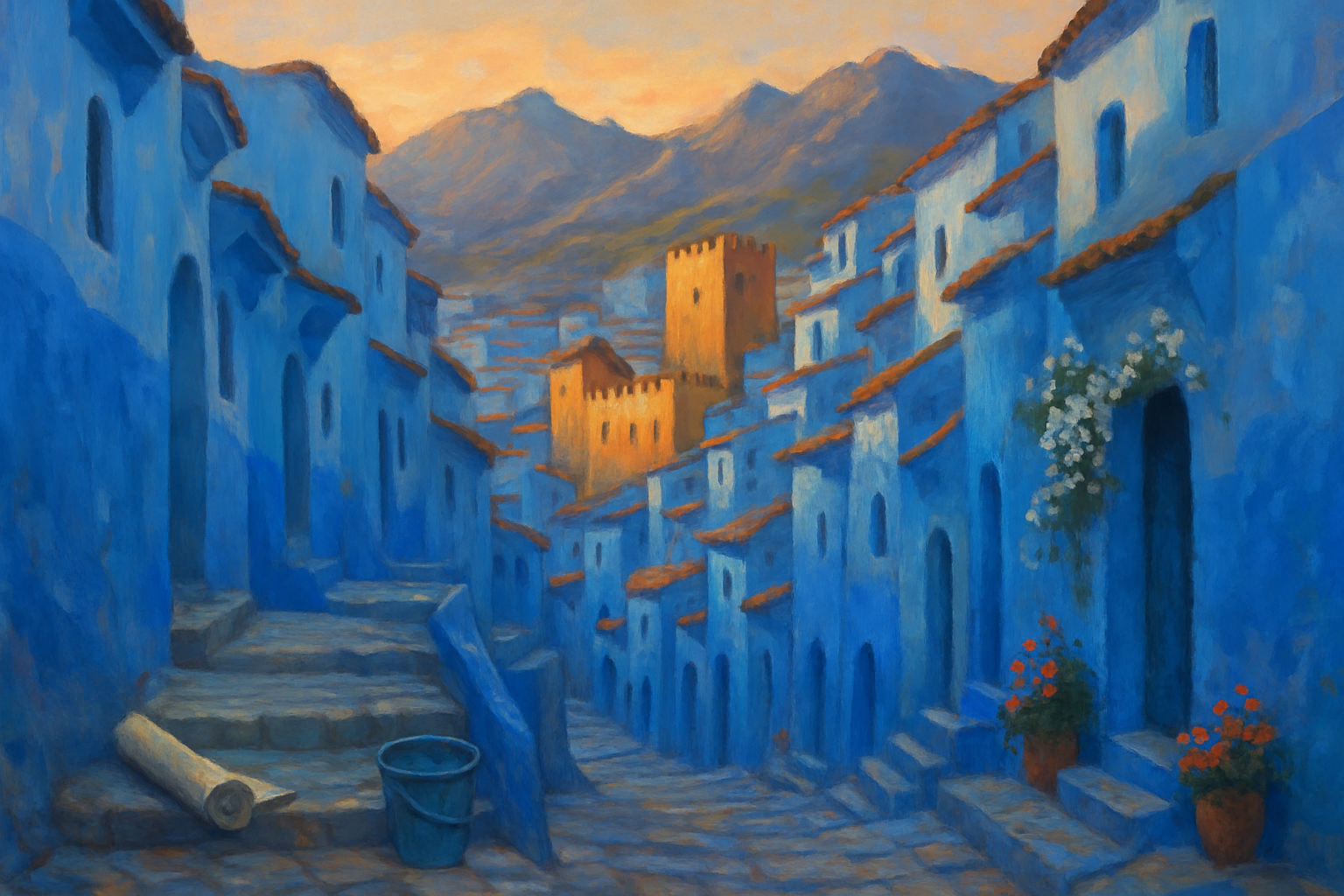 The Founder's Blue Fortress