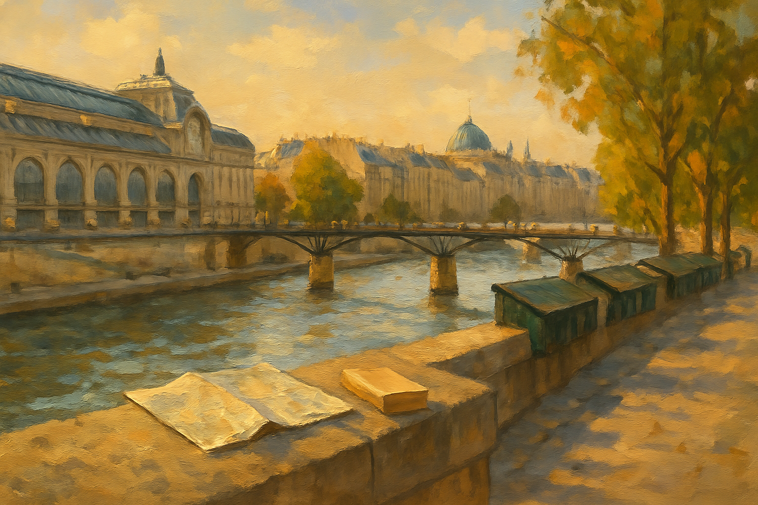 The Seine, the Opera and the Palace
