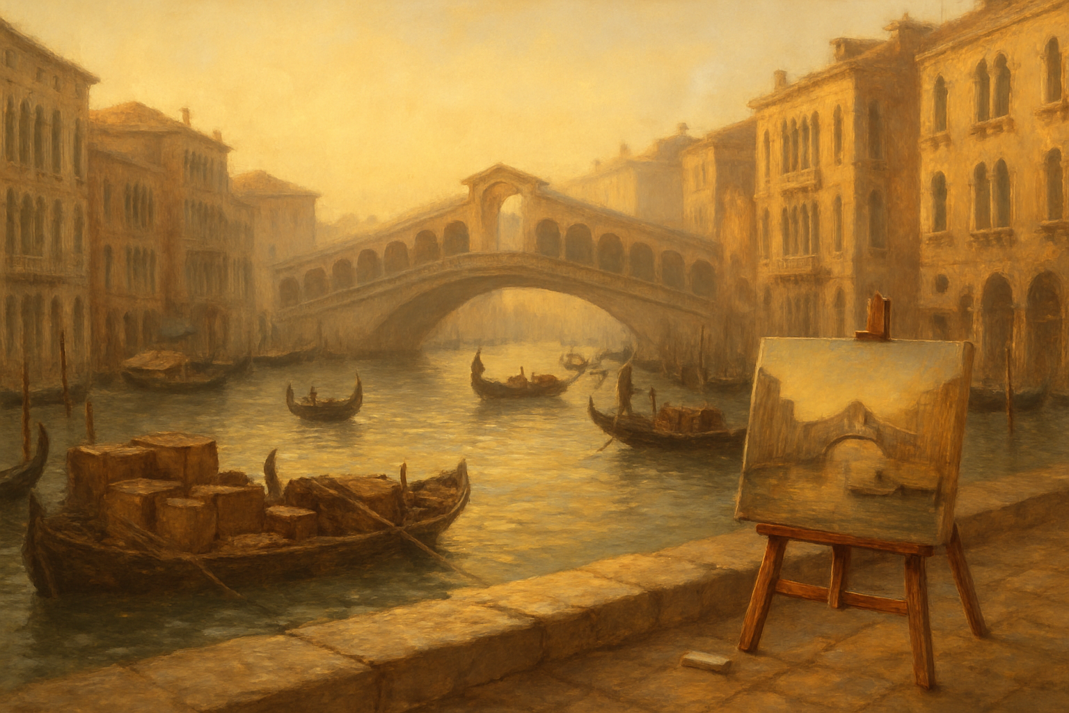 Canaletto's Unfinished View